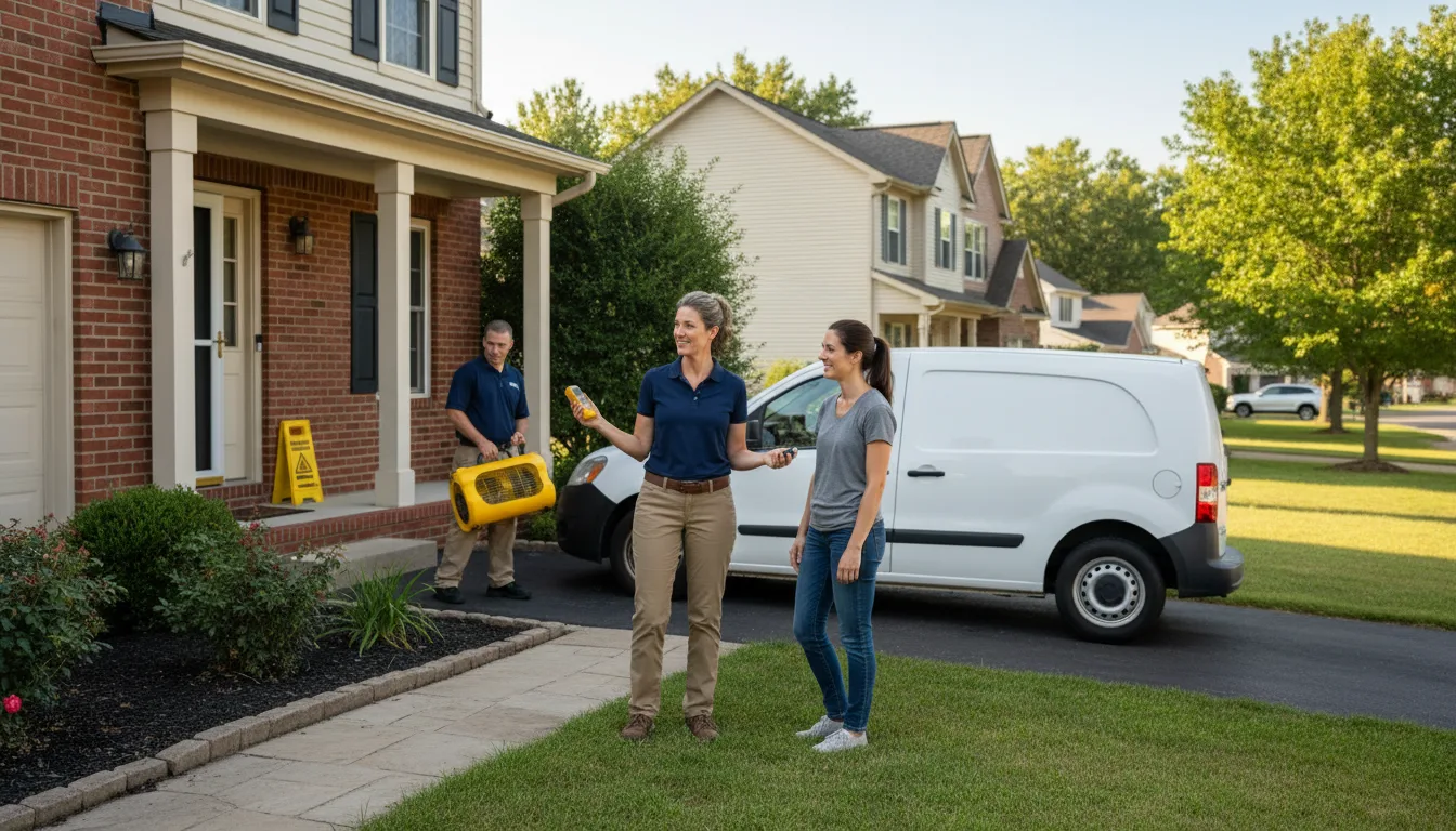Water restoration image for Fire And Smoke Damage Restoration in Fortuna, MO
